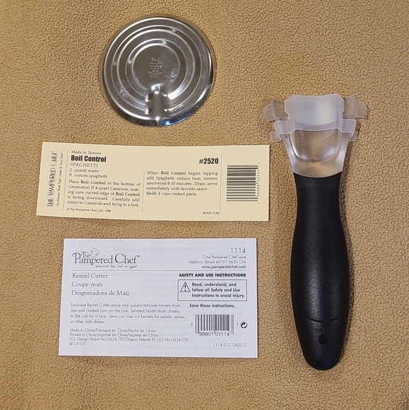 Pampered Chef Kitchen Pampered Chef Kernel Cutter 114 Boil Control